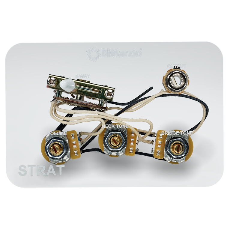 DIMARZIO | DIMC91 | HSS Strat® Wiring Harness. DIMARZIO | DIMC91 | HSS Strat® Wiring Harness.